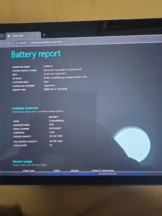 Microsoft Surface Pro 8 Plata