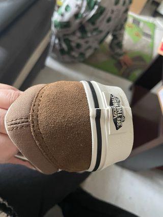 Zapatillas Vans Marrones Cordones Rosas Talla 38