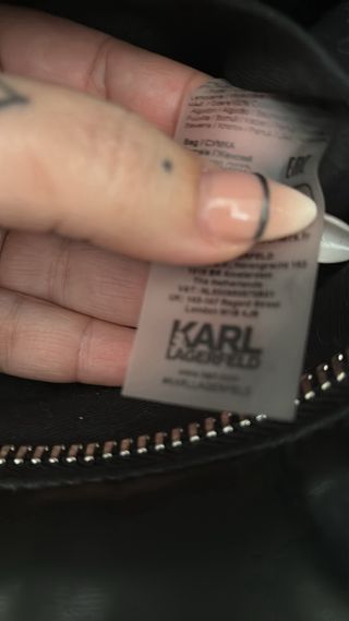 Bolso Karl Lagerfeld Negro y Azul