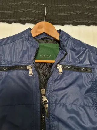 Chaqueta Zara Azul Talla M Ligera