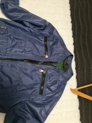 Chaqueta Zara Azul Talla M Ligera