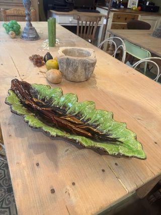 Cerámica  antigua francesa . Fat lava. VALLAURIS