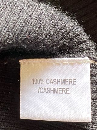 Jersey Georges Rech Negro Talla 1 Cachemira