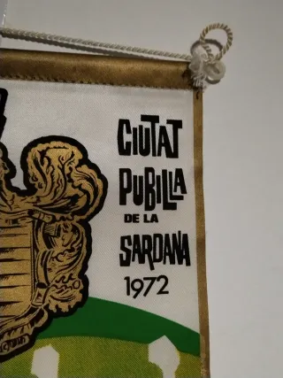 Banderín Bellpuig Ciutat Pubilla Sardana 1972