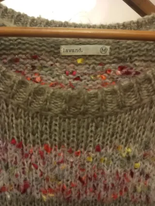 Vestido de punto multicolor