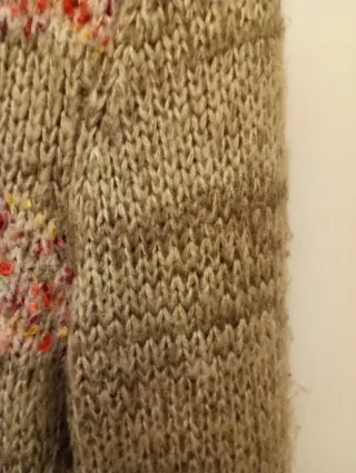 Vestido de punto multicolor