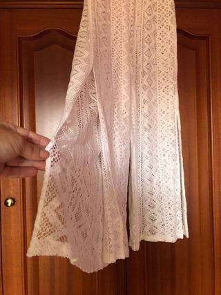 Vestido y pantalón Ibicenco Blanco Talla Ú