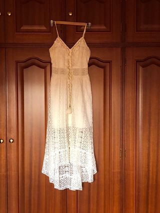 Vestido y pantalón Ibicenco Blanco Talla Ú