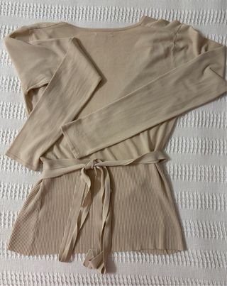 Jersey fino punto beige