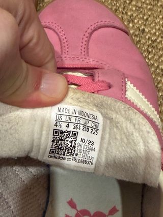 Zapatillas Adidas Gazelle Rosa Talla 38