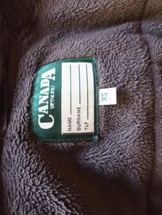 Chaqueta CANADA forrada interior Talla XS