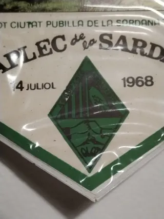 Banderín VI Aplec de la Sardana Olot 1968