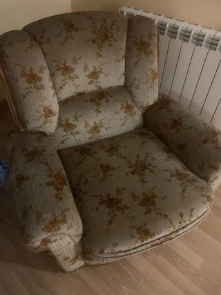 2 Sillones vintage tapizado