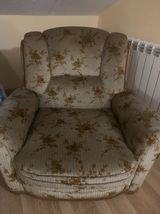 2 Sillones vintage tapizado