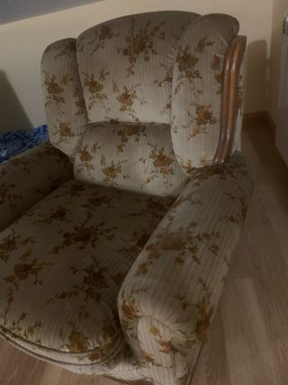 2 Sillones vintage tapizado