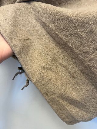 Adidas Vintage Fleece Jacket Beige Full Zip 90s St