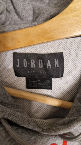 Sudadera Jordan Air Gris y Negra