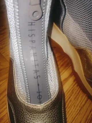 Zapatillas Botín Oro y Plata