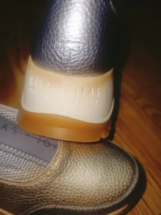 Zapatillas Botín Oro y Plata