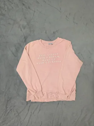 Felpa Bershka rosa taglia S