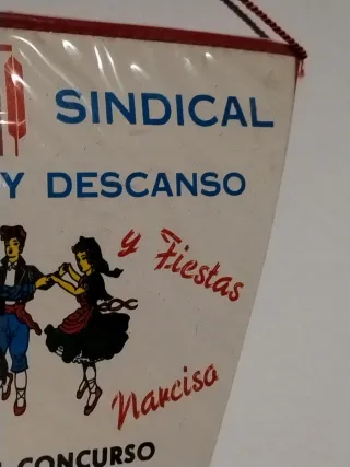 Banderín Gerona 1969 Colles Sardanistes