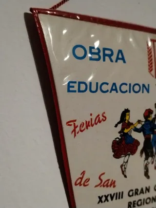 Banderín Gerona 1969 Colles Sardanistes