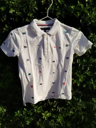 Polo Tommy Hilfiger niño multicolor
