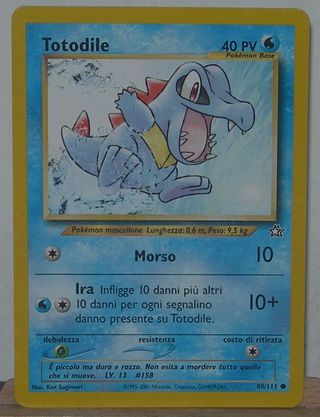 Carta Pokèmon - Creatura - Totodile