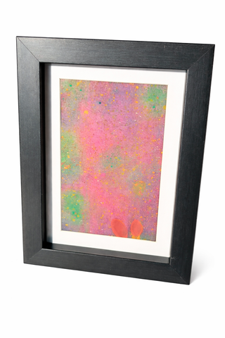 Dipinto astratto originale su carta