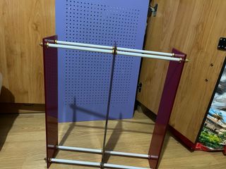 Estantería de 3 baldas roja