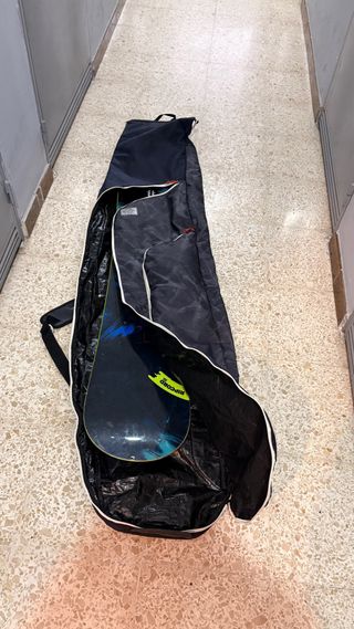 Tabla Snowboard y Fijaciones Burton