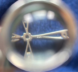 Colgante Cruz Oro Blanco Diamantes