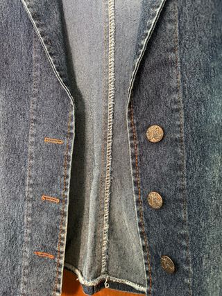 Chaleco de Jean Azul