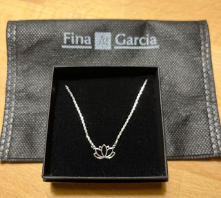 Collar Fina Garcia Plata Flor de Loto