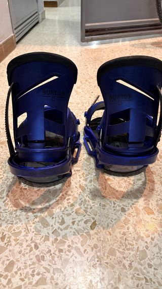 Fijaciones Snowboard Burton Mission Azul