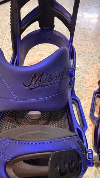 Fijaciones Snowboard Burton Mission Azul