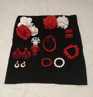 Traje de flamenca dos piezas