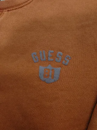 Felpa Guess Arancione Taglia S