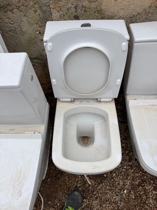 Inodoro WC porcelana blanco