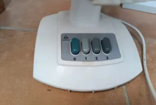 Ventilador de mesa blanco