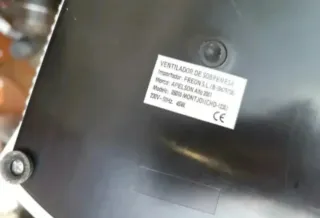 Ventilador de mesa blanco