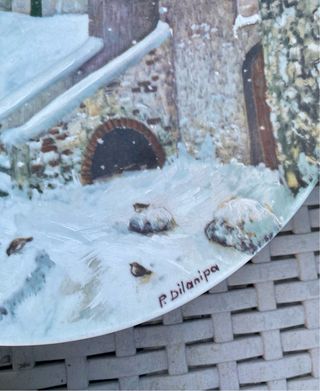 Set 4 Piatti Decorativi Le Quattro Stagioni