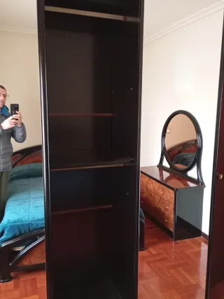 Dormitorio completo madera y lacado