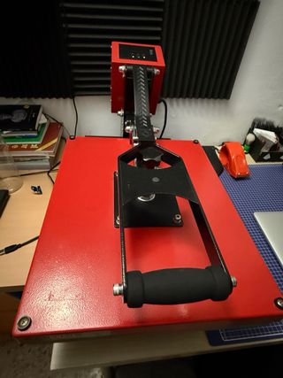 Plancha térmica apertura automática + base extra