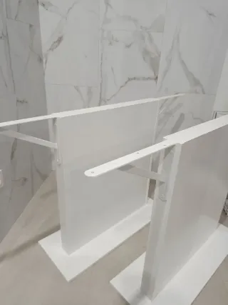 LOTE SOPORTES MESA BLANCO