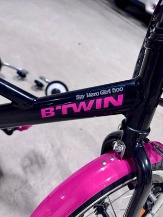 Bicicleta infantil Btwin 16” Spy Hero Girl