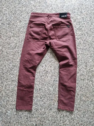 Jeans Berna viola strappati