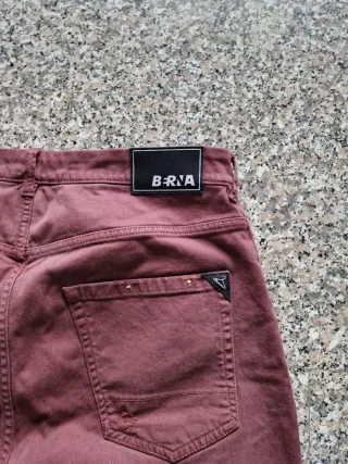 Jeans Berna viola strappati