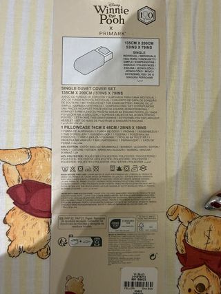 Funda Nórdica Winnie the Pooh 135x200cm