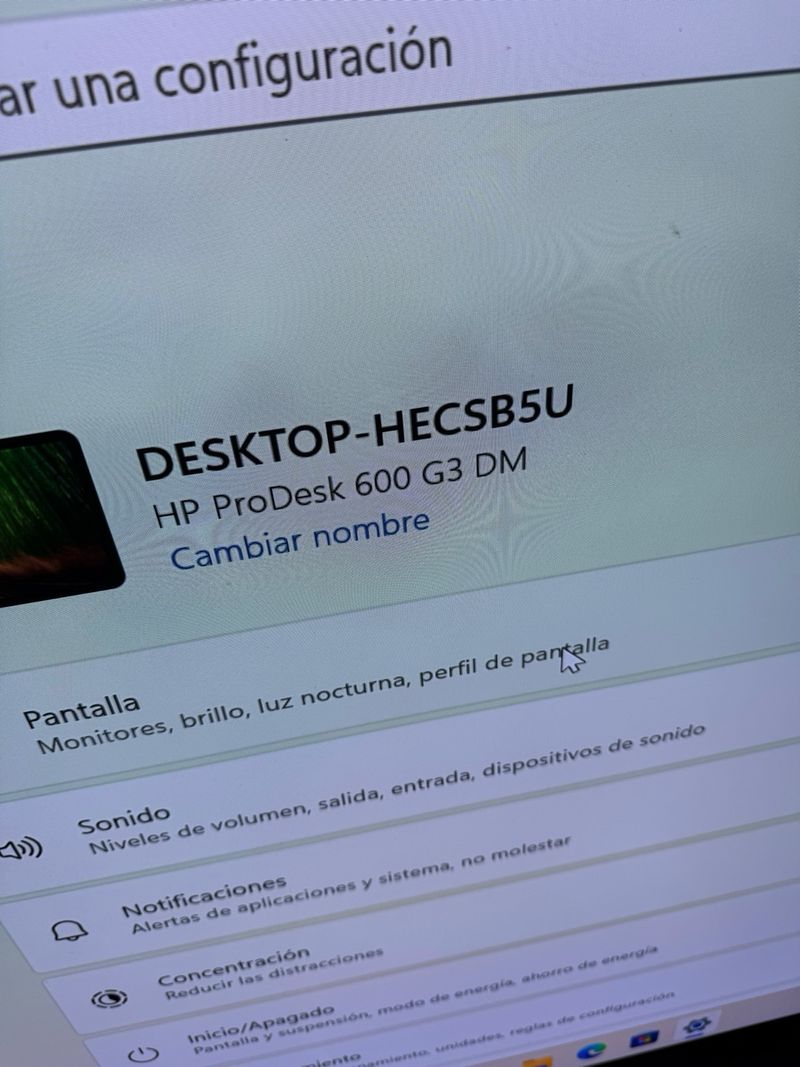 Mini PC HP Prodesk 8G/500GB Windows 11 afbeelding 4